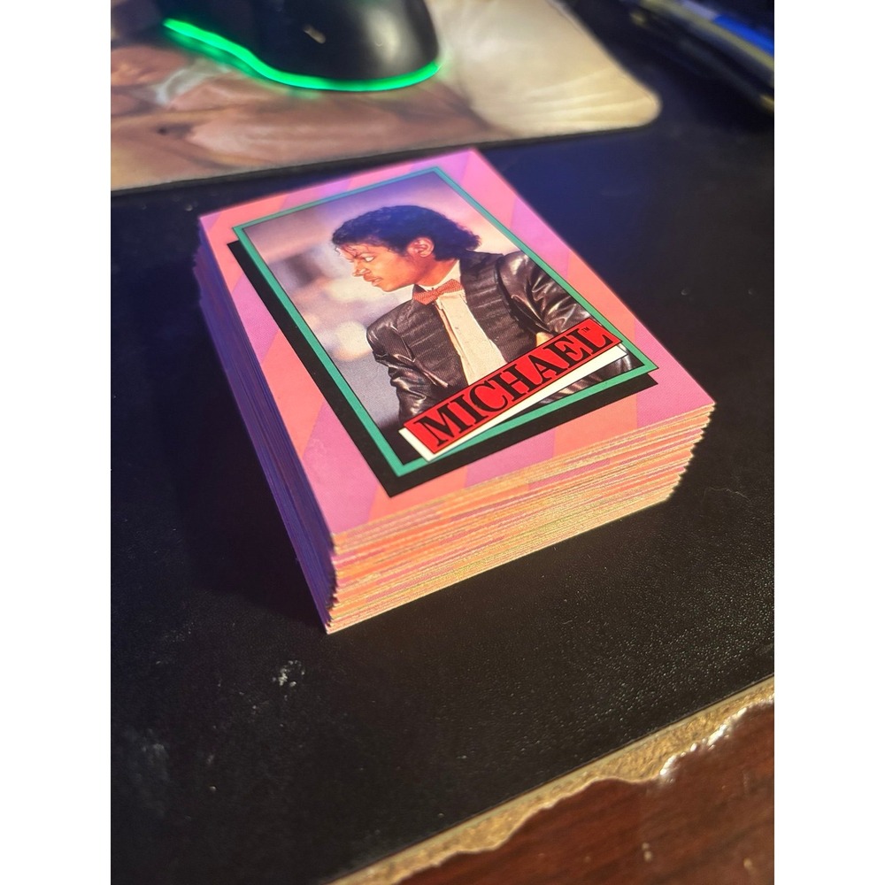 The 1984 Michael Jackson Topps Cards set includes 33 vintage trading cards MINT - Picture 6 of 8